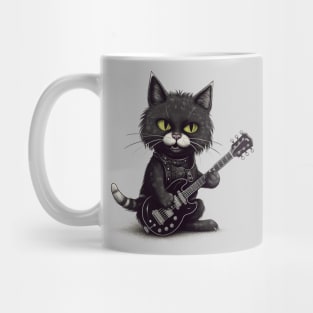 Metal Kitty Mug